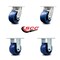 Service Caster 4 Inch Kingpinless Solid Poly Wheel Swivel Caster Swivel 2 Rigid SCC, 2PK SCC-KP30S420-SPUR-2-R-2 - alternate 4